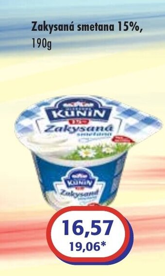 ČEPOS Zakysaná smetana 15%, 190g nabídka