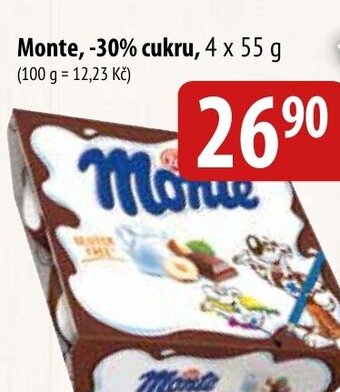 Bala Monte, -30% cukru, 4 x 55 g nabídka