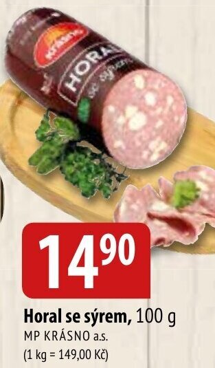 Bala Horal se sýrem, 100 g nabídka