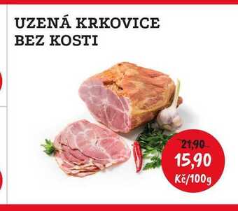 RABBIT řeznictví Uzená krkovice bez kosti 100g nabídka
