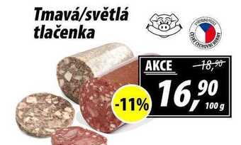 ZEMAN Tmavá/světlá tlačenka, 100 g nabídka