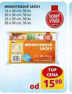 Flop Mikrotenové sáčky 16 x 24 cm, 50 ks 20 x 30 cm, 50 ks 25 x 35 cm, 50 ks 35 x 50 cm, 50 ks nabídka