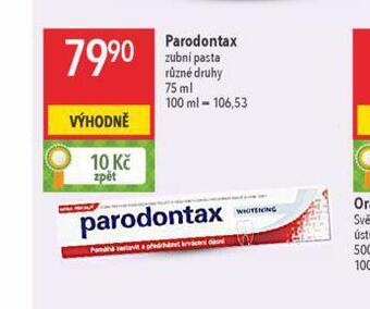 Globus Parodontax zubní pasta nabídka
