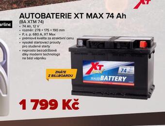 Auto Kelly Autobaterie xt max 74 ah nabídka