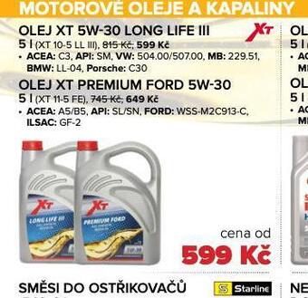 Auto Kelly Motorový olej xt 5w-30 long life iii nabídka