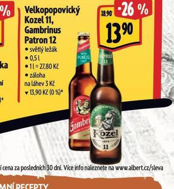 Albert Pivo gambrinus patron 12 nabídka