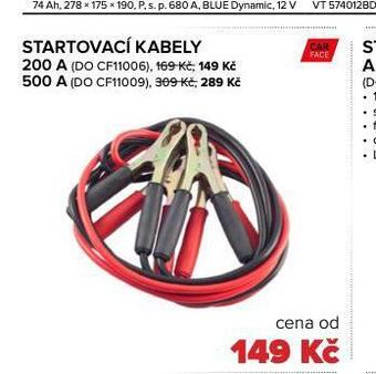 Auto Kelly Startovací kabely 200 a nabídka