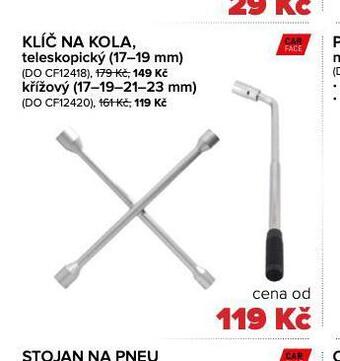 Klíč na kola teleskopický