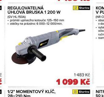 Auto Kelly Regulovatelná úhlová bruska 1 200 w nabídka