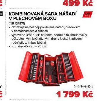 Auto Kelly Kombinovaná sada nářadí v plechovém boxu nabídka