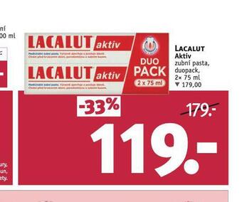 Rossmann Lacalut aktiv zubní pasta nabídka