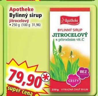 Apotheke Bylinný sirup
