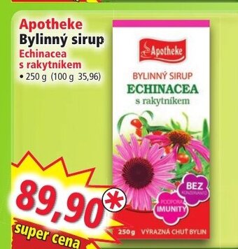 Norma Apotheke Bylinný sirup nabídka