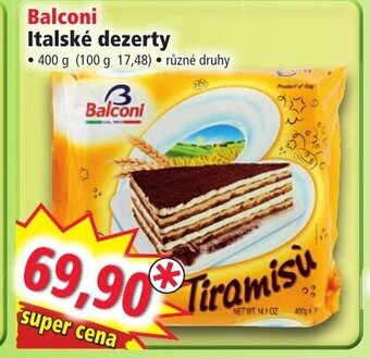 Norma Balconi Italské dezerty nabídka
