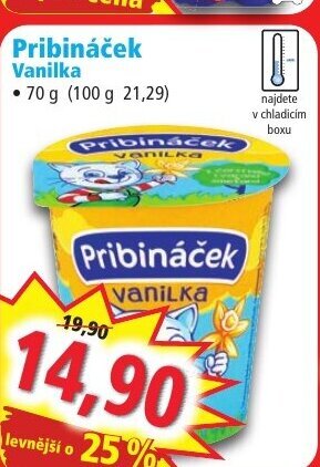 Norma Pribináček Vanilka nabídka