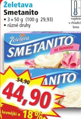 Norma Želetava Smetanito nabídka