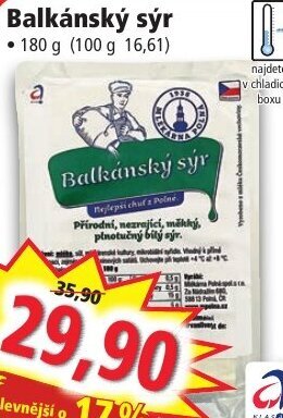 Norma Balkánský sýr nabídka
