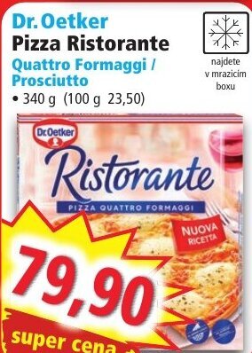 Norma Dr. Oetker Pizza Ristorante nabídka
