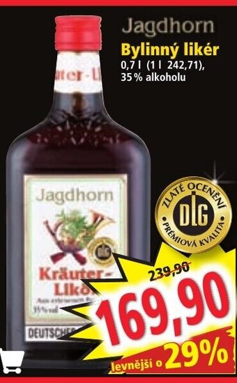 Norma Jagdhorn Bylinný likér nabídka