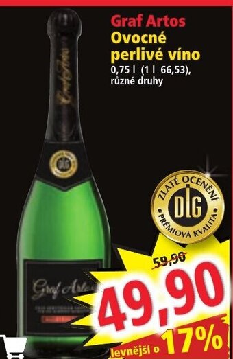 Norma Graf Artos Ovocné perlivé víno 0,75 L nabídka