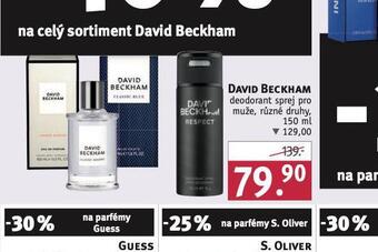 Rossmann David beckham deodorant nabídka