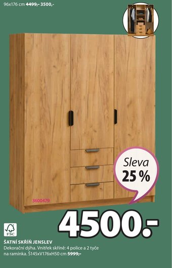 JYSK ŠATNÍ SKŘÍŇ JENSLEV nabídka