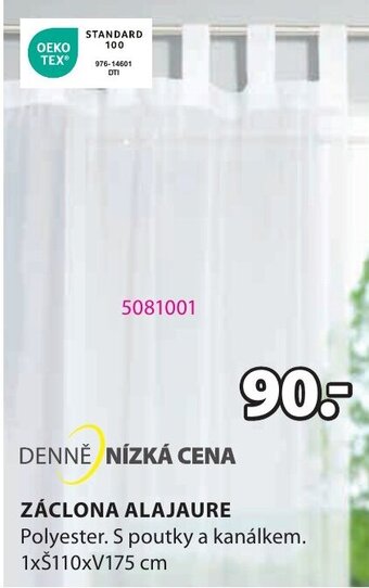 JYSK ZÁCLONA ALAJAURE nabídka