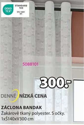 JYSK ZÁCLONA BANDAK nabídka