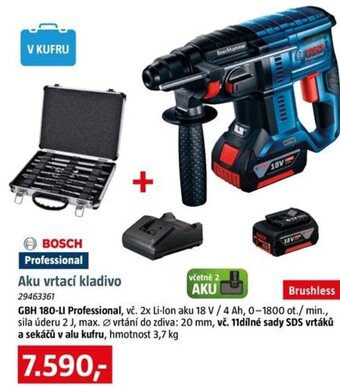 Bauhaus BOSCH Aku vrtací kladivo nabídka