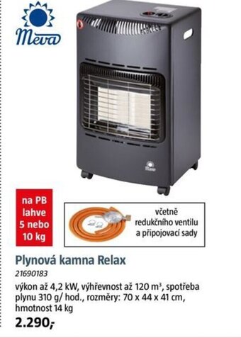 Bauhaus Plynová kamna Relax nabídka