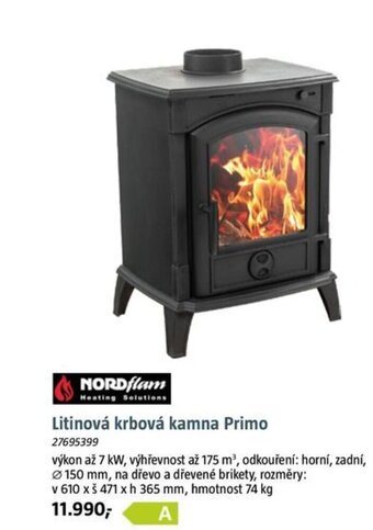 Bauhaus Litinová krbová kamna Primo nabídka
