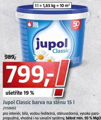 Bauhaus Jupol Classic barva na stěnu 15 | nabídka
