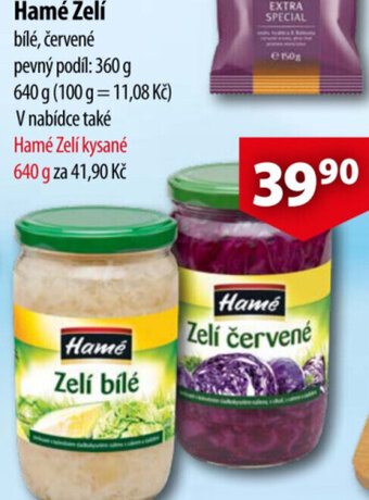 CBA Hamé Zelí nabídka