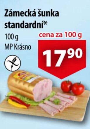 CBA Zámecká šunka standardní nabídka