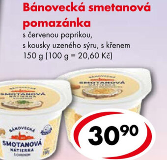 CBA Bánovecká smetanová pomazánka nabídka