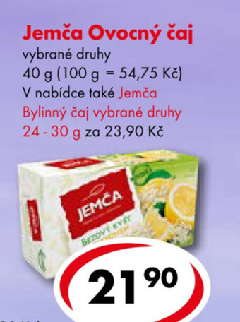 CBA Jemča Ovocný čaj nabídka