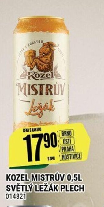 Tamda Foods KOZEL MISTRŮV 0,5L SVĚTLÝ LEŽÁK PLECH nabídka