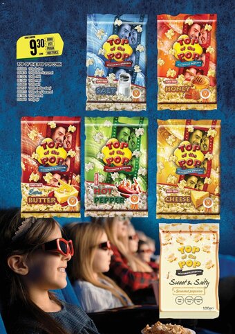Tamda Foods TOP OF THE POP POPCORN nabídka