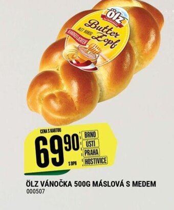 Tamda Foods ÖLZ VÁNOČKA 500G MÁSLOVÁ S MEDEM nabídka