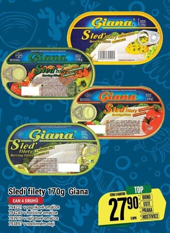 Tamda Foods Sledi filety 170g Giana nabídka