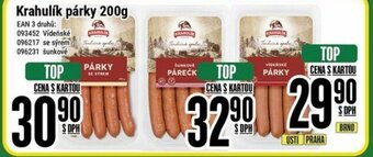 Tamda Foods Krahulík párky 200g nabídka