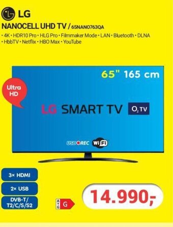 Planeo Elektro LG NANOCELL UHD TV/65NAN0763QA nabídka