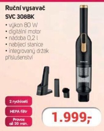 Ruční vysavač SVC 308BK