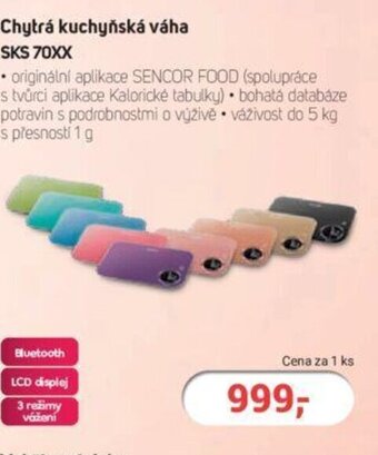 Chytrá kuchyňská váha SKS 70XX