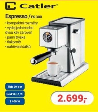 Planeo Elektro Catler Espresso / ES 300 nabídka
