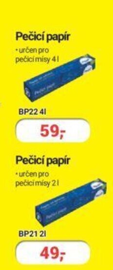 Planeo Elektro Pečicí papír nabídka