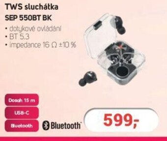 Planeo Elektro TWS sluchátka SEP 550BT BK nabídka
