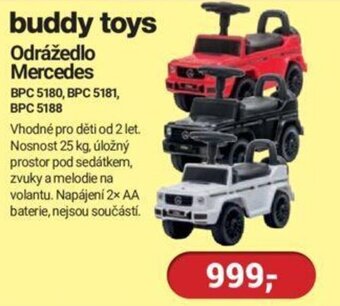 Buddy toys Odrážedlo Mercedes