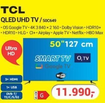 Planeo Elektro TCL QLED UHD TV / 50C649 nabídka