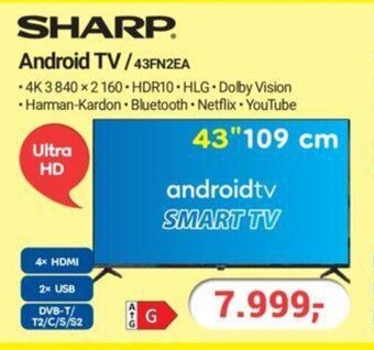 Planeo Elektro SHARP Android TV /43FN2EA nabídka